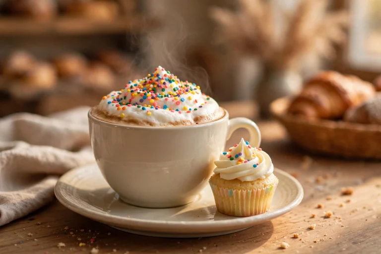 7 Brew Cupcake Cappuccino price and calories
