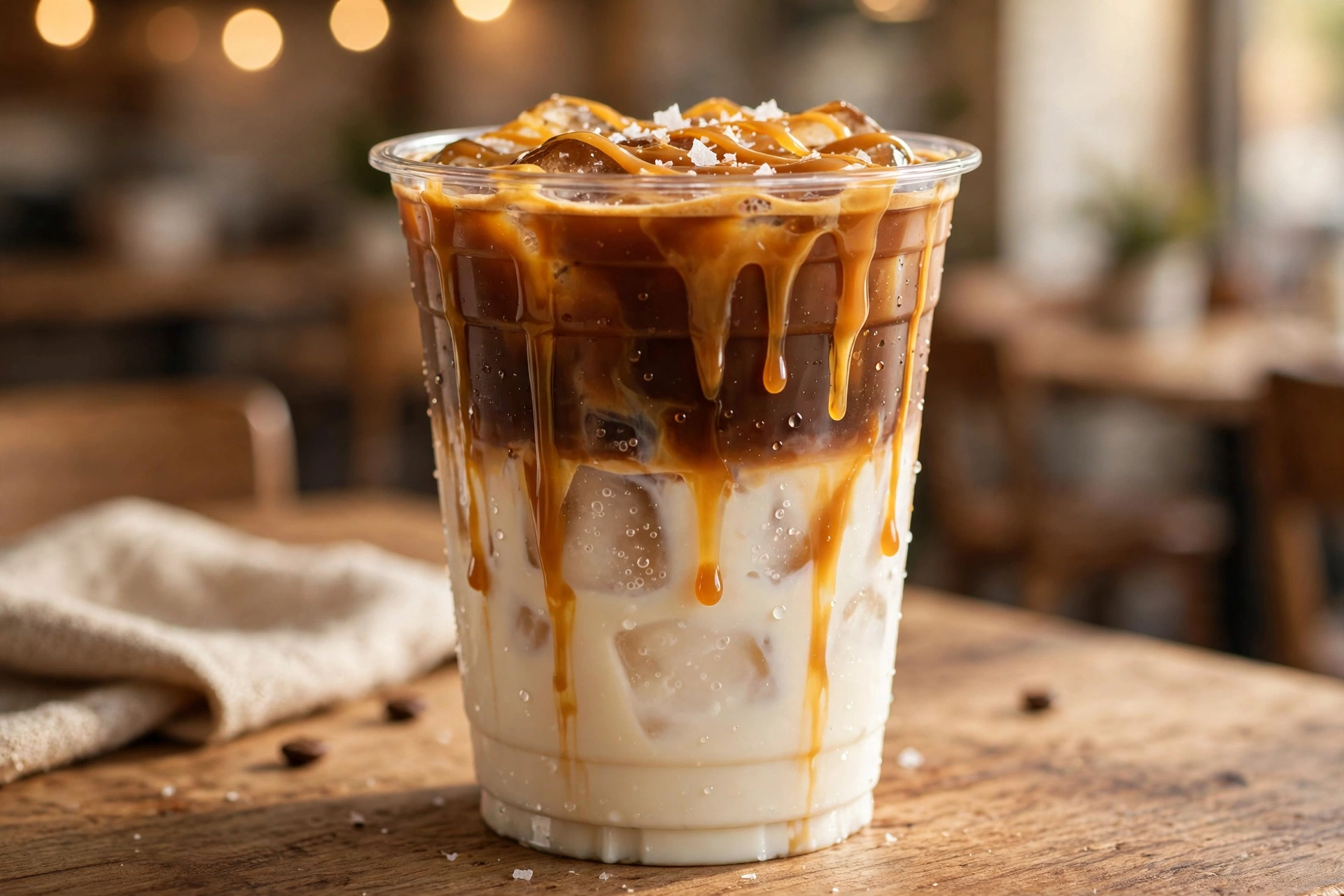 7 Brew Salted Caramel Macchiato price and calories