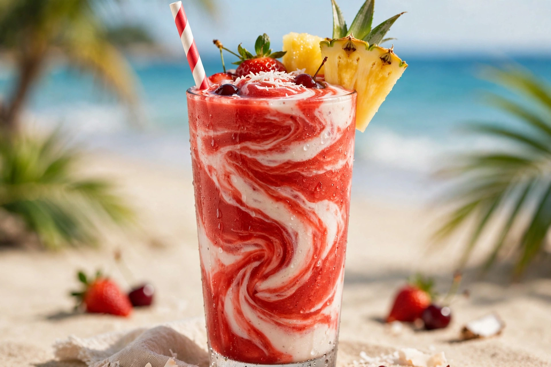 7 Brew Tigers Blood Pina Colada smoothie price and calories