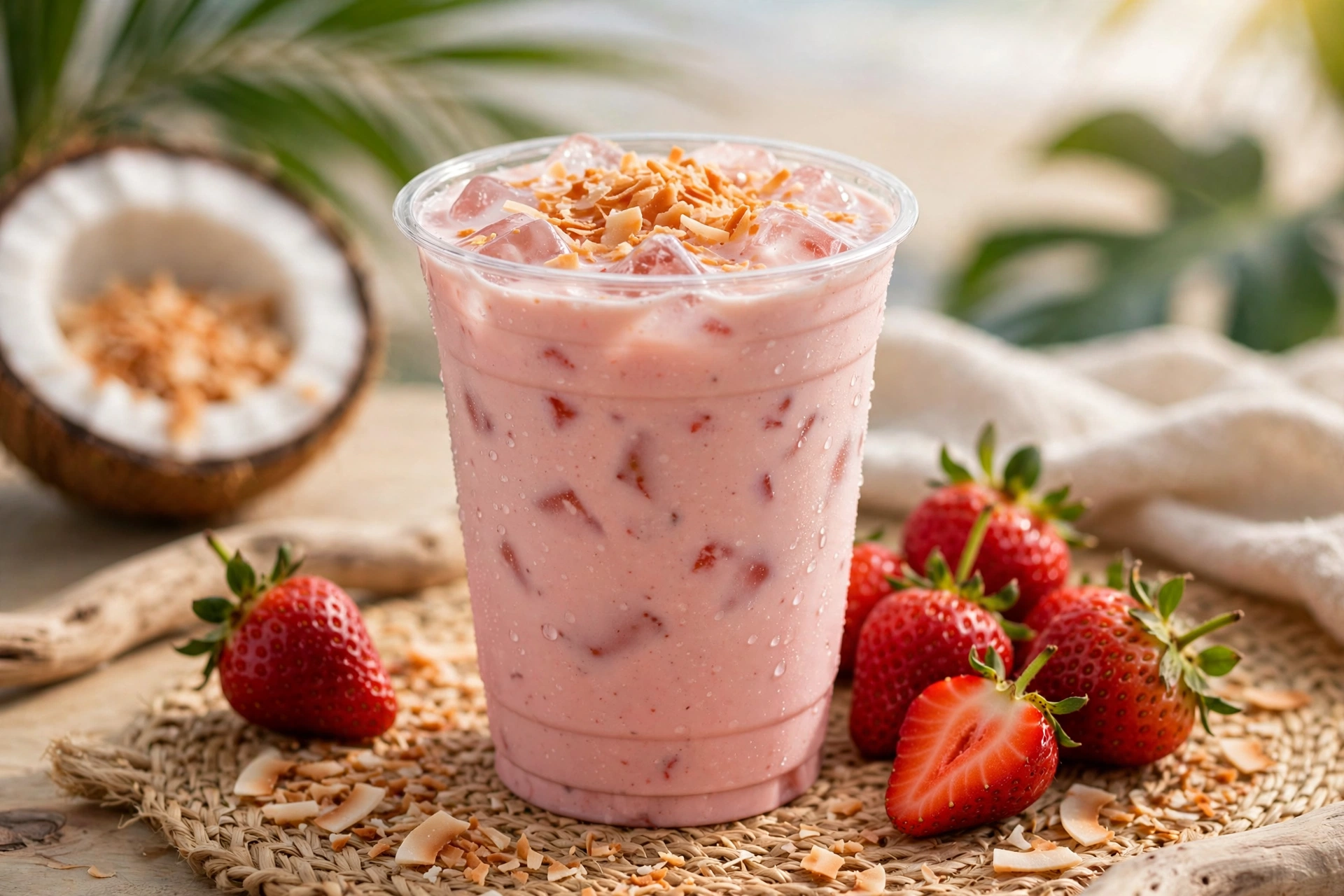 7 Brew Toasted Coconut Strawberry price and calories