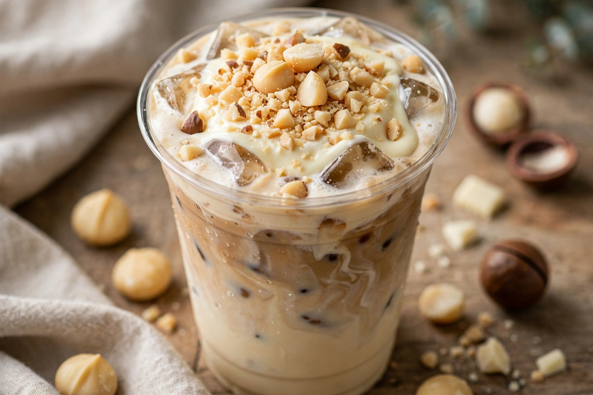 7 Brew White Chocolate Macadamia Cold Brew price and calories
